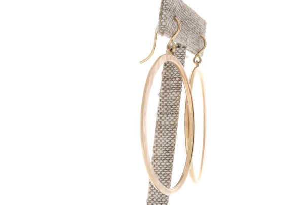 Crescent Moon Hoops