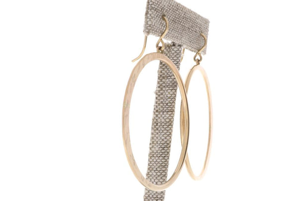 Crescent Moon Hoops