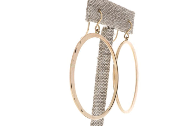 Crescent Moon Hoops
