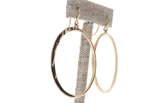 Crescent Moon Hoops