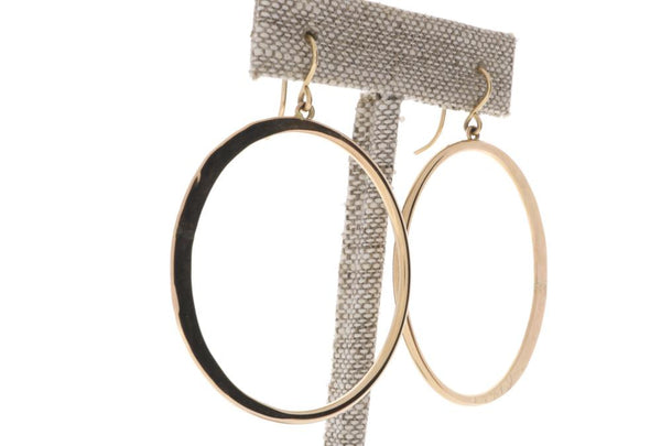 Crescent Moon Hoops