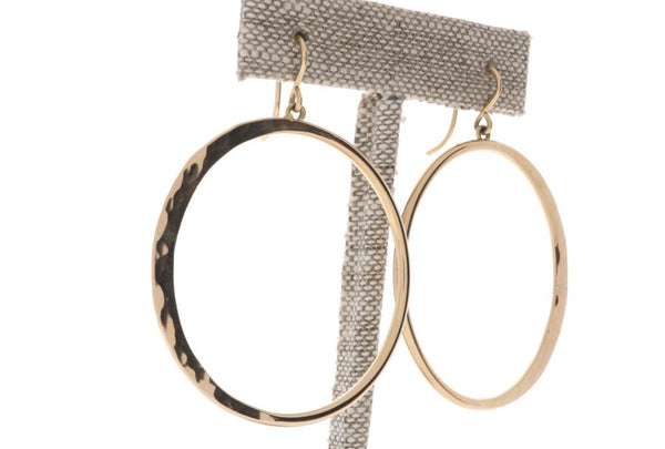 Crescent Moon Hoops