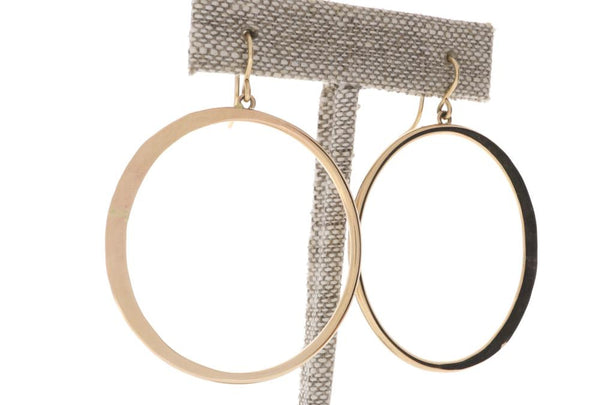Crescent Moon Hoops