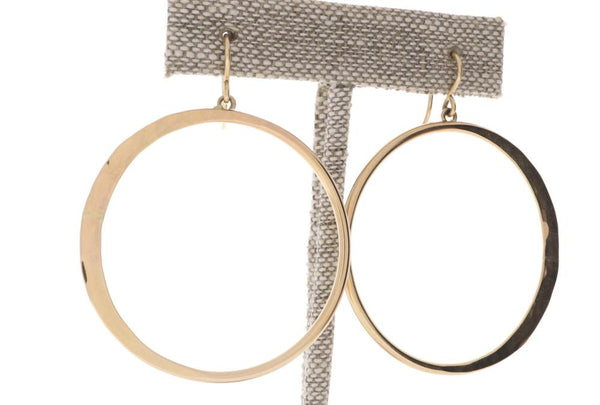 Crescent Moon Hoops
