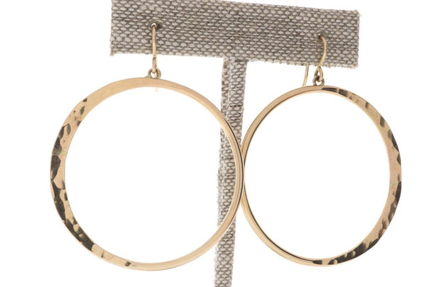 Crescent Moon Hoops