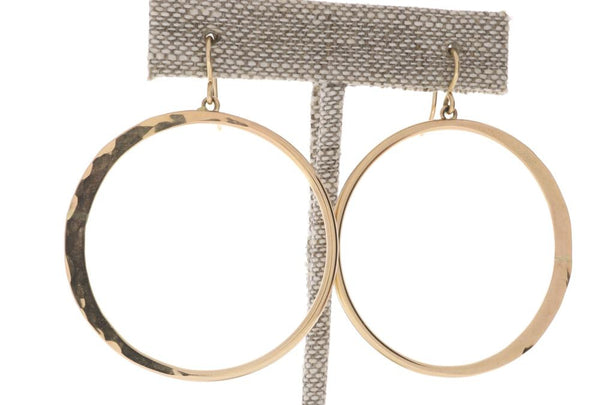 Crescent Moon Hoops