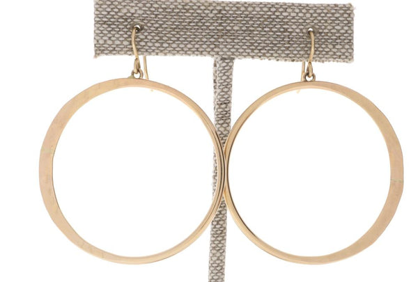 Crescent Moon Hoops