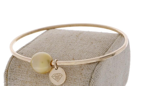 Golden South Sea Pearl Bangle