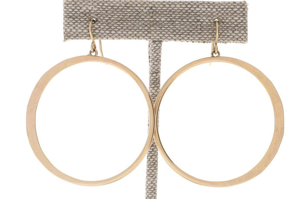 Crescent Moon Hoops