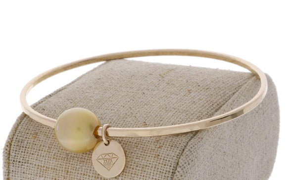 Golden South Sea Pearl Bangle