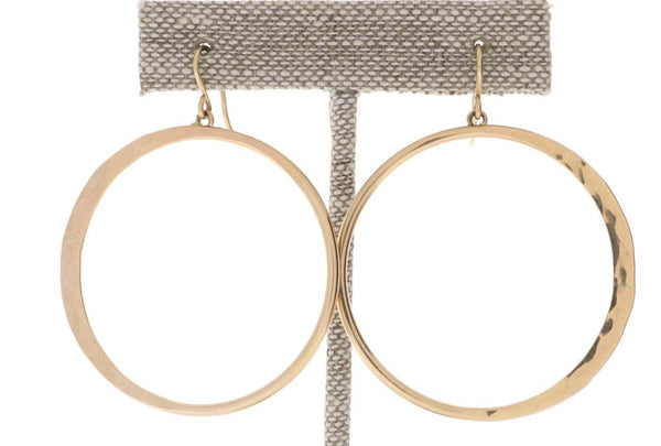 Crescent Moon Hoops