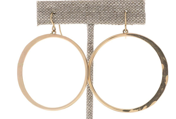 Crescent Moon Hoops