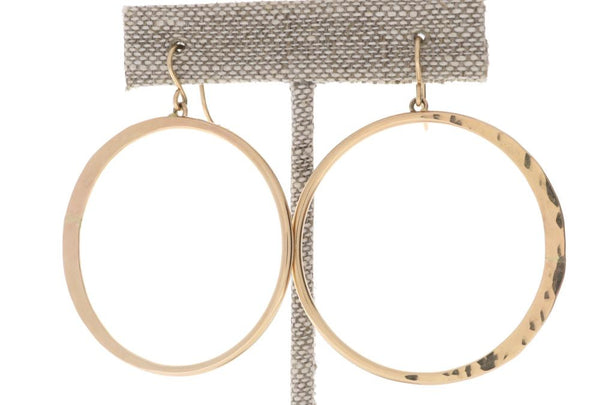 Crescent Moon Hoops
