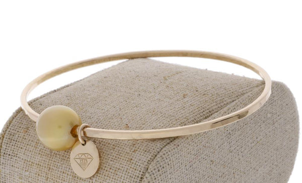 Golden South Sea Pearl Bangle