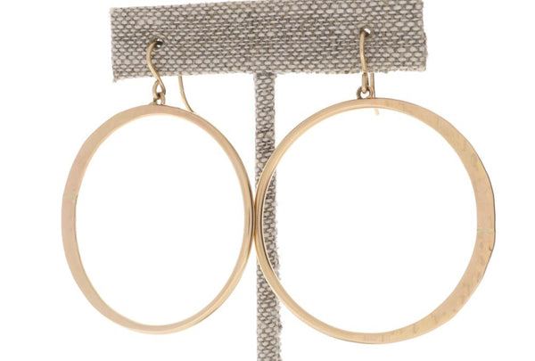 Crescent Moon Hoops