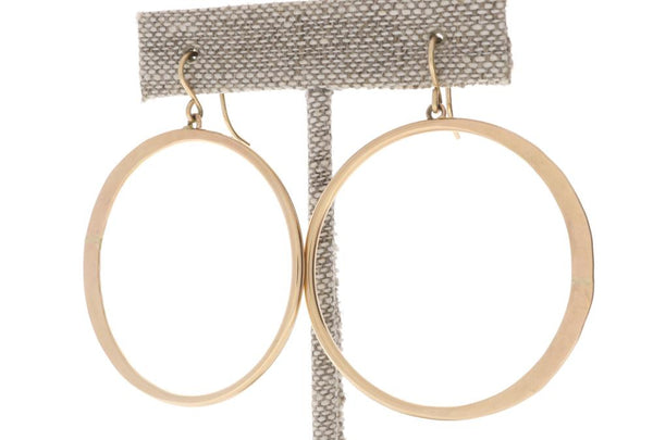 Crescent Moon Hoops