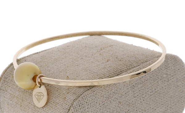 Golden South Sea Pearl Bangle