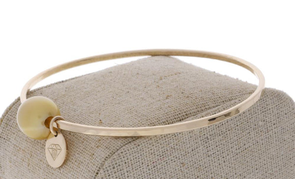 Golden South Sea Pearl Bangle