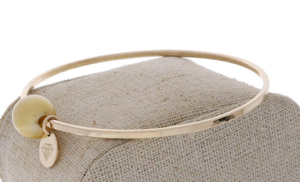 Golden South Sea Pearl Bangle