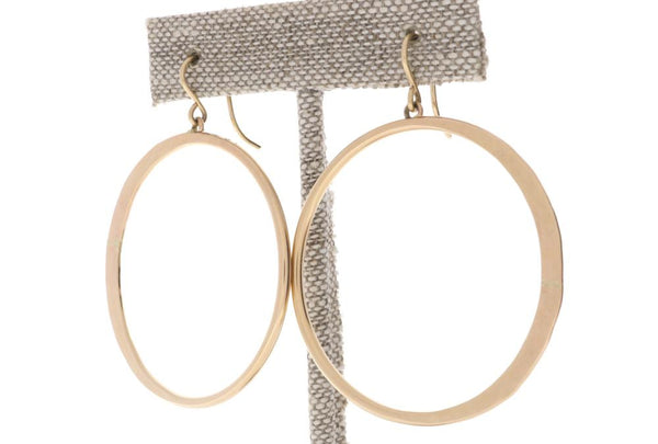 Crescent Moon Hoops