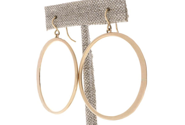 Crescent Moon Hoops