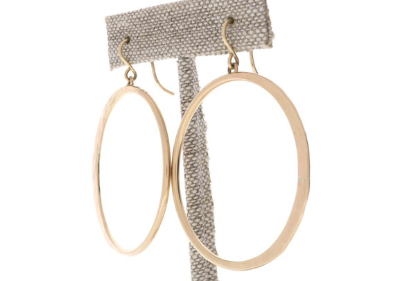 Crescent Moon Hoops