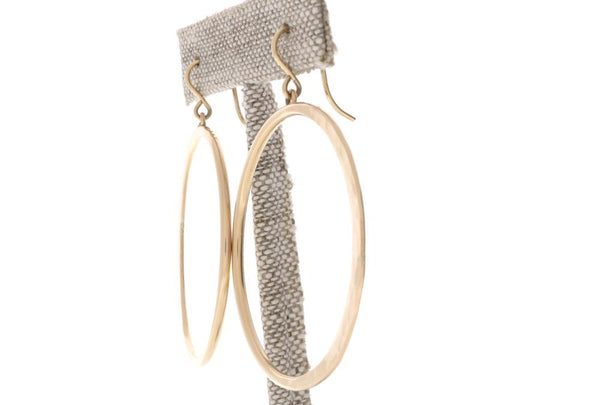 Crescent Moon Hoops