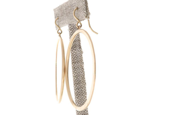 Crescent Moon Hoops