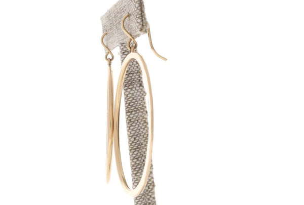 Crescent Moon Hoops