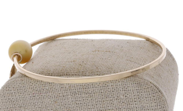 Golden South Sea Pearl Bangle