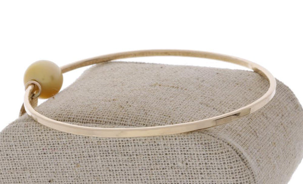 Golden South Sea Pearl Bangle