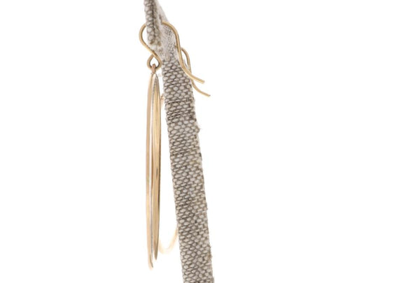 Crescent Moon Hoops