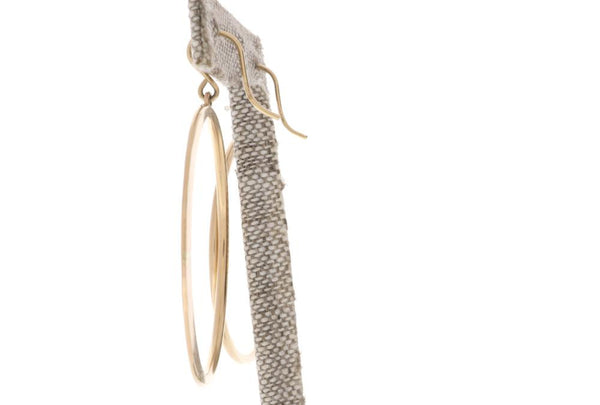 Crescent Moon Hoops