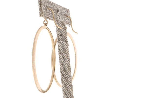 Crescent Moon Hoops