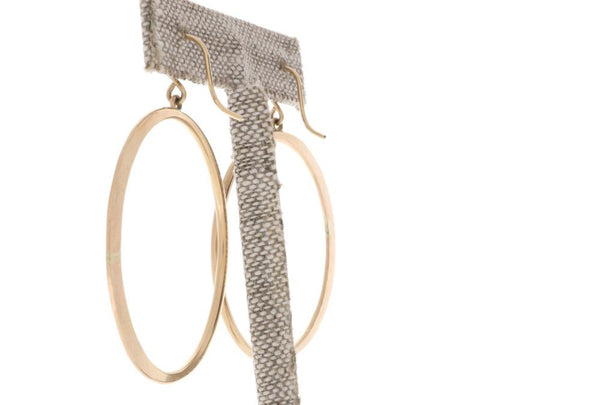 Crescent Moon Hoops