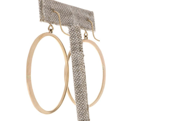 Crescent Moon Hoops