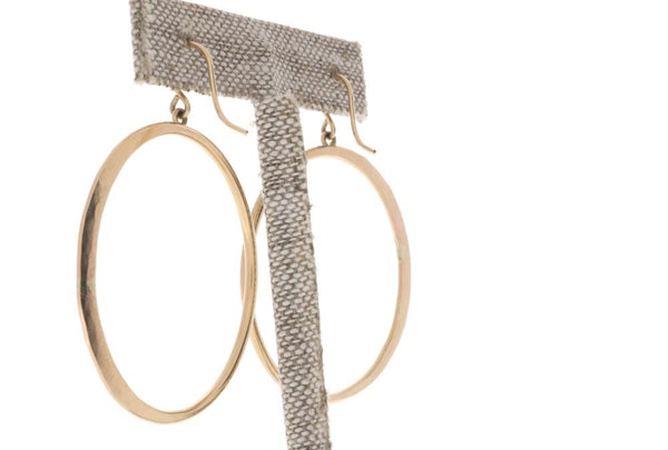 Crescent Moon Hoops