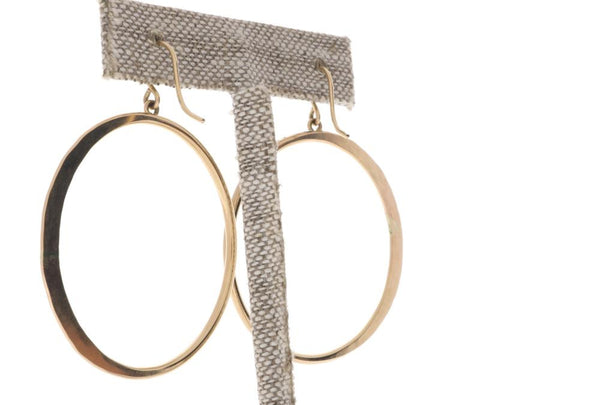 Crescent Moon Hoops