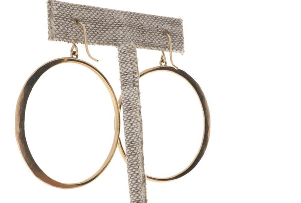 Crescent Moon Hoops