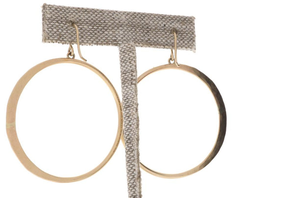 Crescent Moon Hoops
