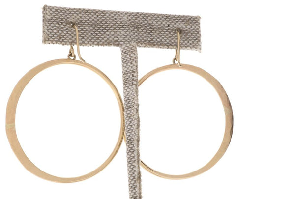 Crescent Moon Hoops