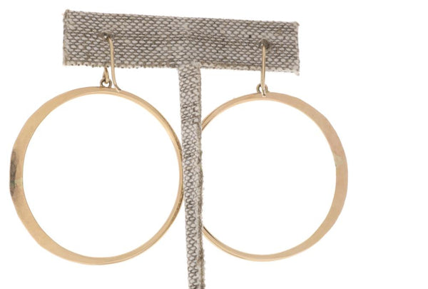 Crescent Moon Hoops