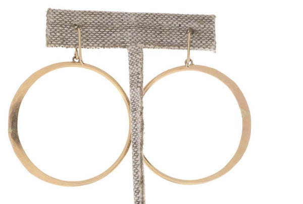 Crescent Moon Hoops