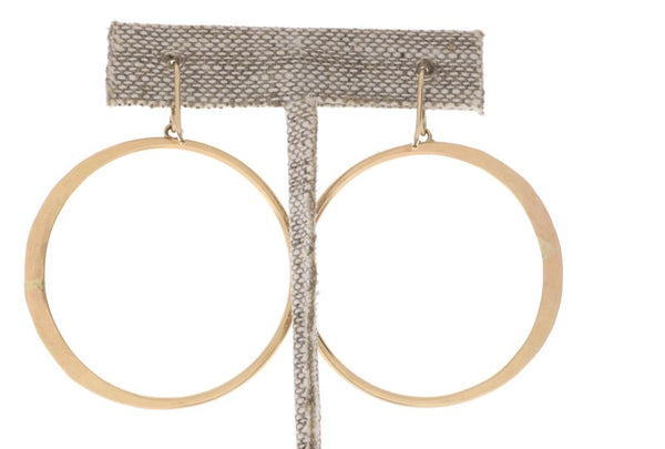 Crescent Moon Hoops