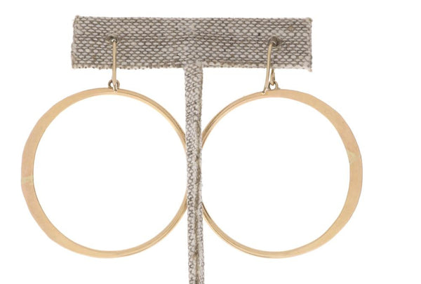 Crescent Moon Hoops