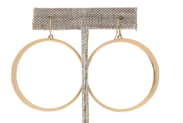 Crescent Moon Hoops