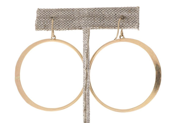 Crescent Moon Hoops