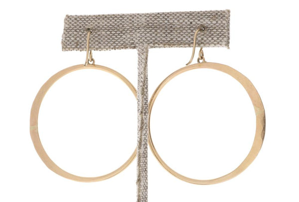 Crescent Moon Hoops