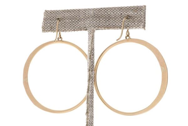 Crescent Moon Hoops