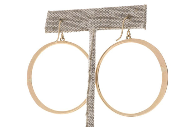 Crescent Moon Hoops